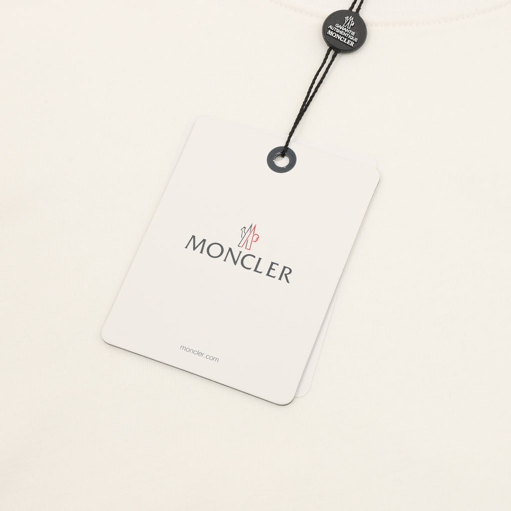Moncler Embroidered Logo T-Shirt - Black - view 5