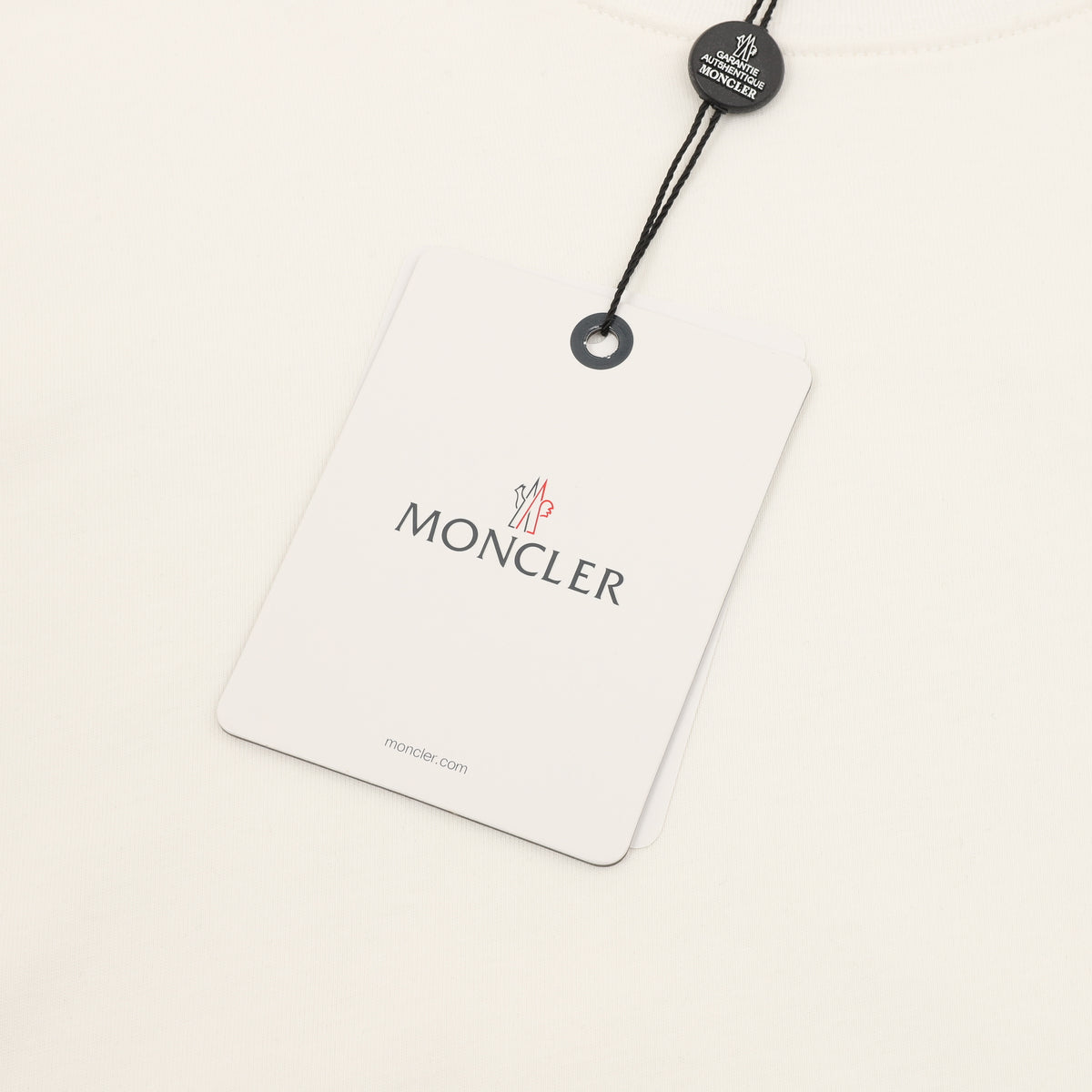 Moncler Embroidered Logo T-Shirt - Black - view 5