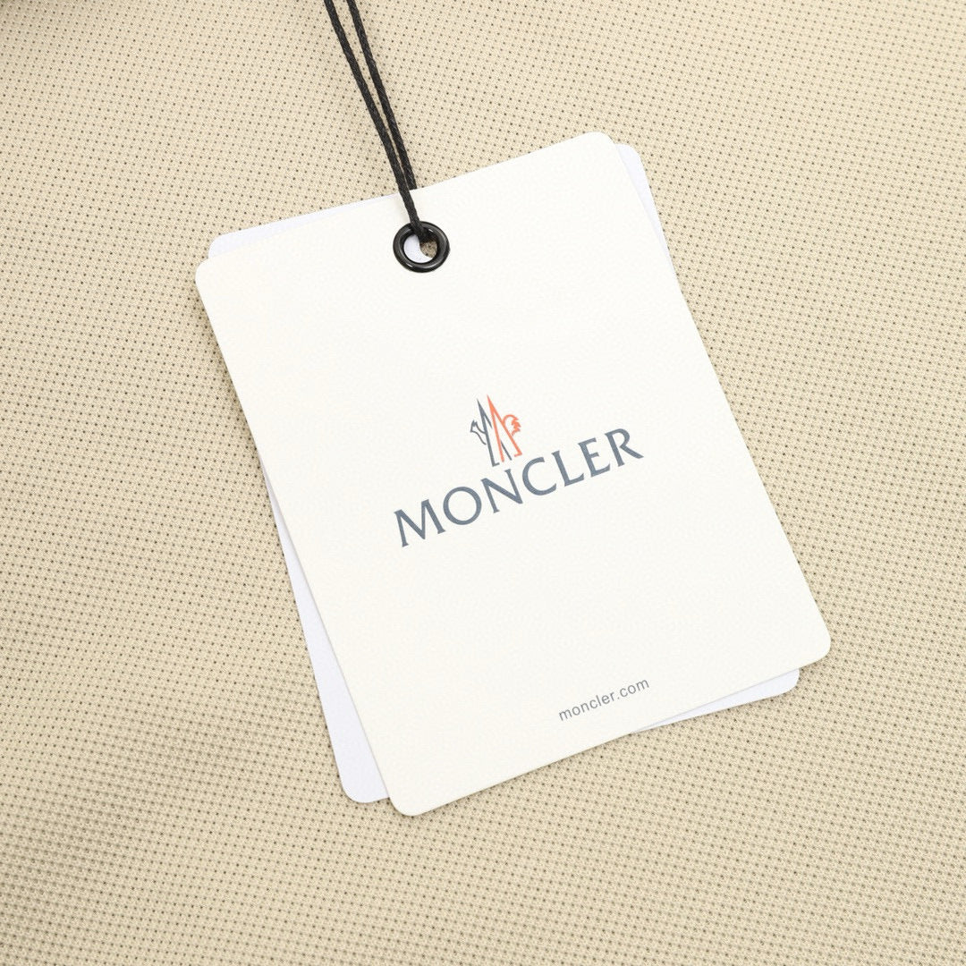 Moncler Zip-Up Logo Lightweight Polo Shirt - view 5