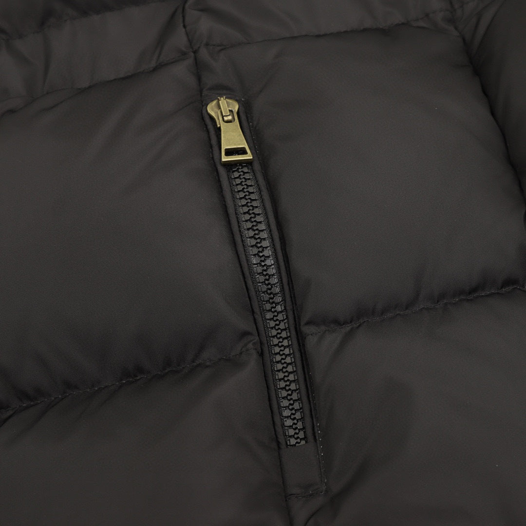 Moncler Women's Hooded Zip-Up Down Jacket - Black - view 5