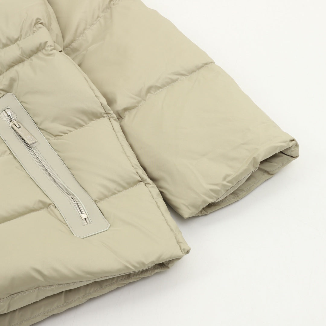 Moncler Hooded Zip-Up Graphic Down Jacket - view 5