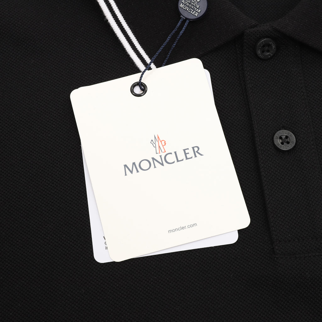 Moncler Logo Lightweight Polo Shirt - view 5