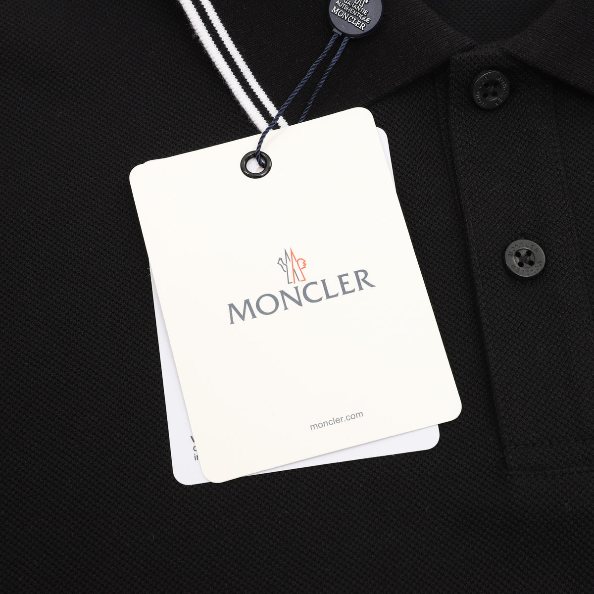 Moncler Logo Lightweight Polo Shirt - view 5
