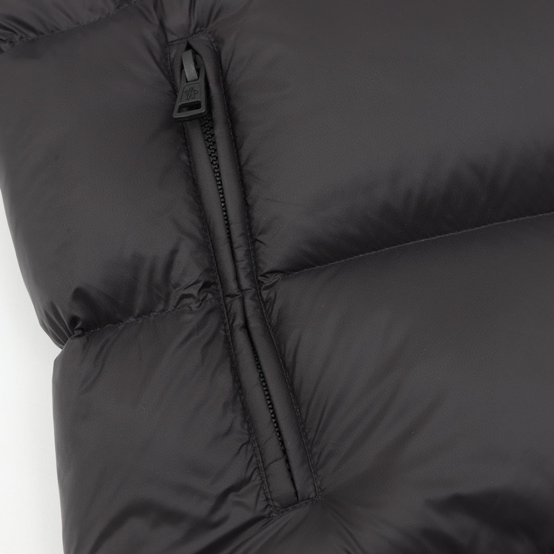Moncler Hooded Embroidered Down Jacket - view 5