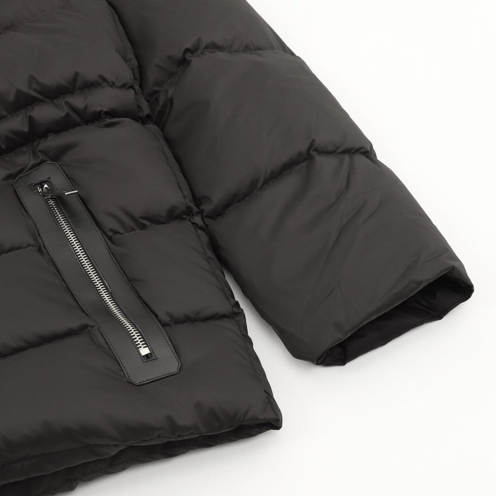 Moncler Hooded Zip-Up Graphic Down Jacket - view 5