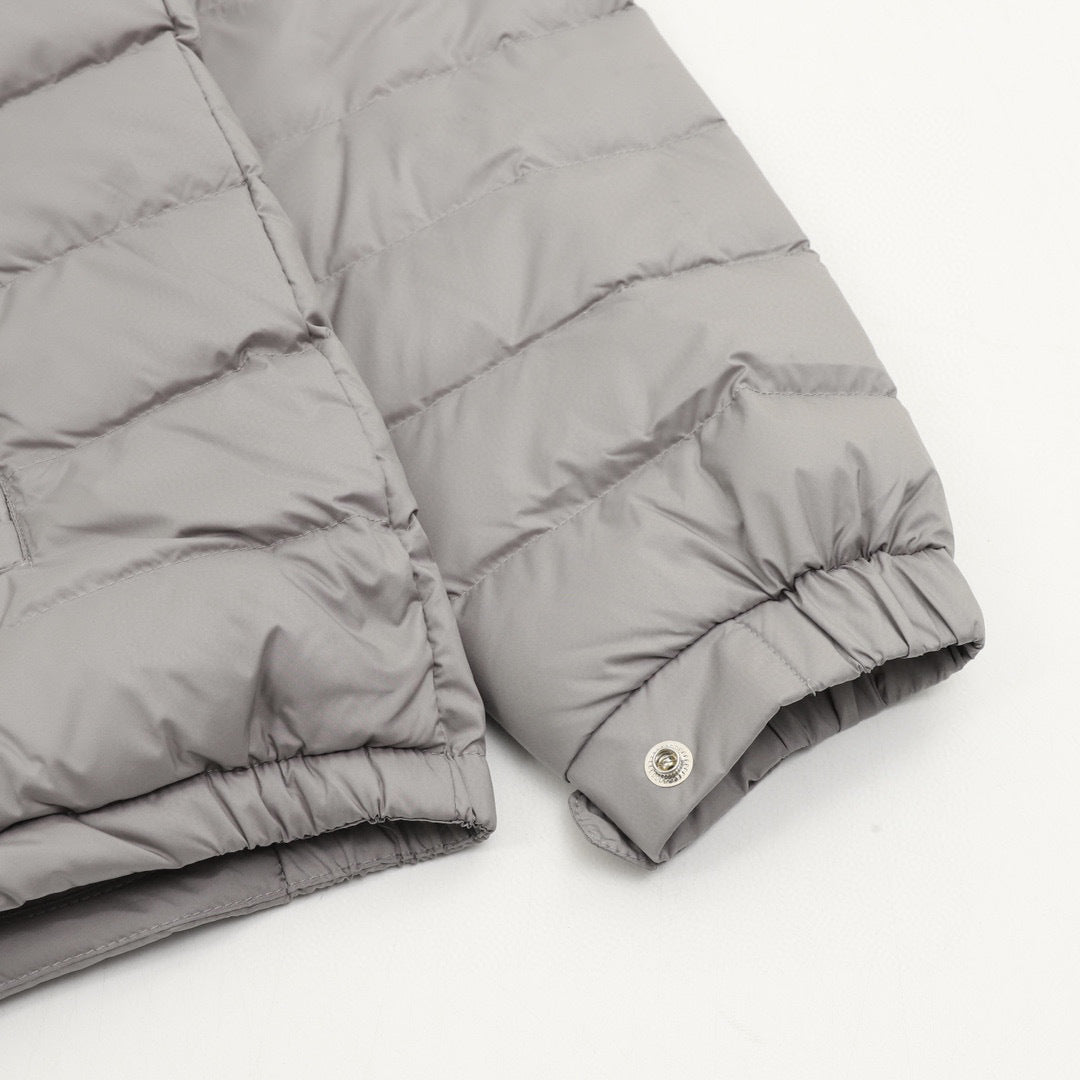 Moncler Hooded Zip-Up Logo Down Jacket - view 5