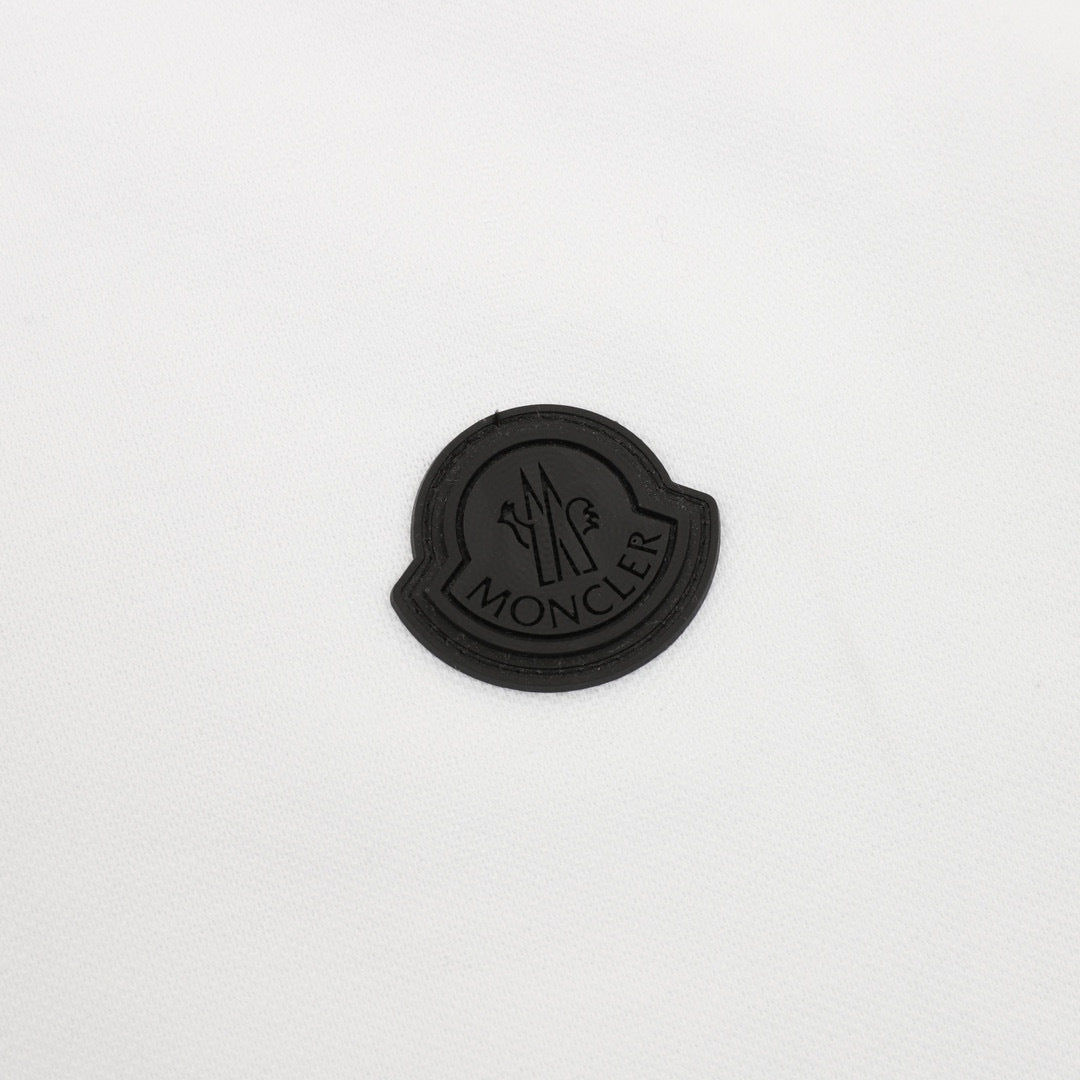 Moncler Embroidered Polo Shirt - Black - view 5