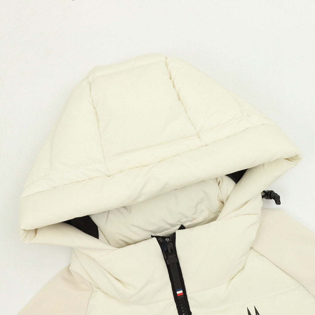 Moncler Hooded Zip-Up Graphic Down Jacket - view 5