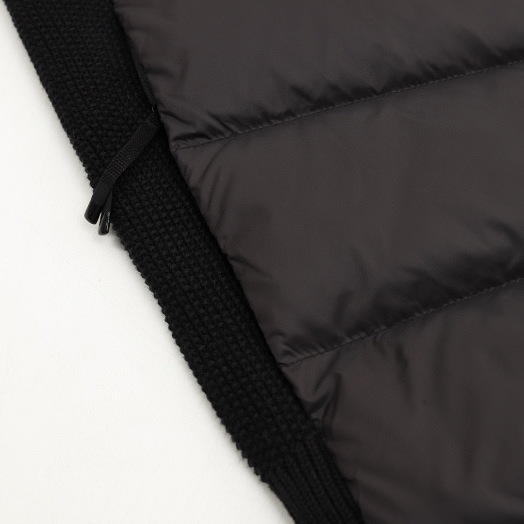 Moncler Hooded Embroidered Logo Down Jacket - view 5