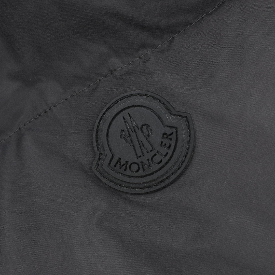 Moncler Hooded Zip-Up Logo Down Jacket - view 5