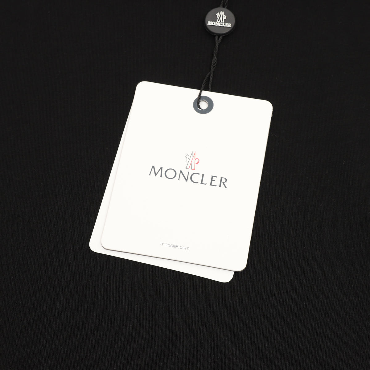 Moncler Embroidered Logo T-Shirt - Black - view 5