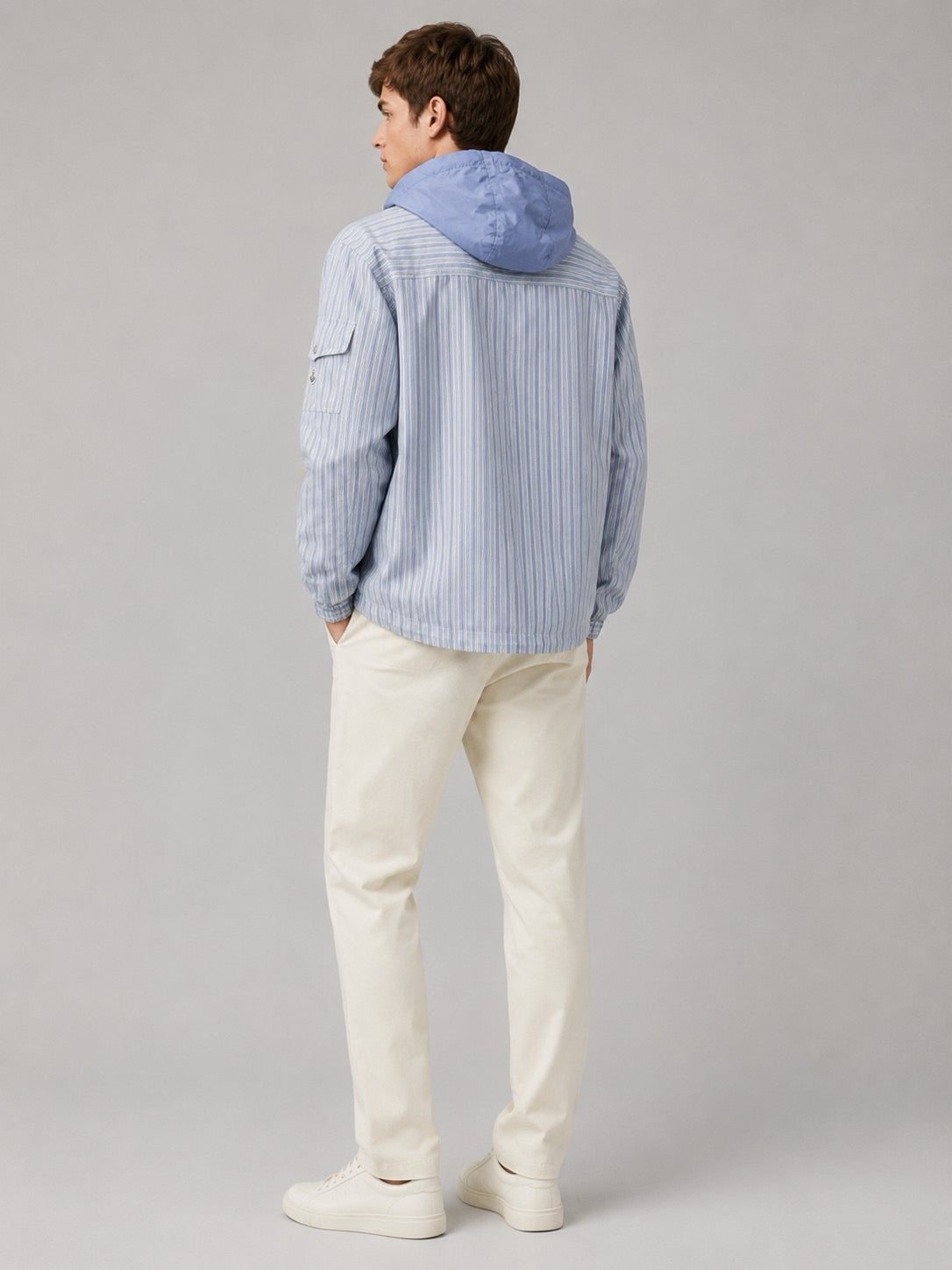 Moncler Hooded Zip-Up Graphic Shirt - view 6