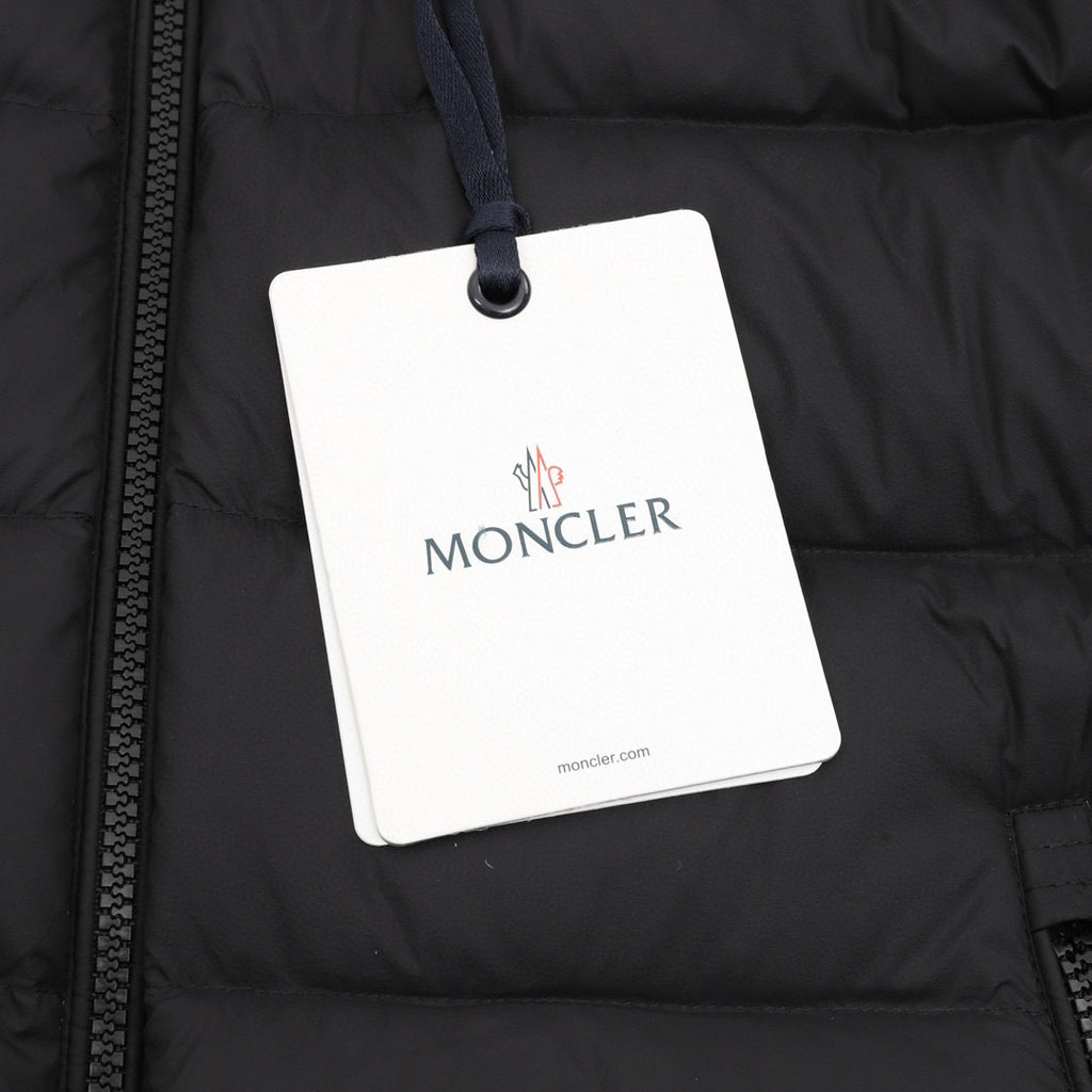 Moncler Hooded Logo Lightweight Down Jacket - view 6
