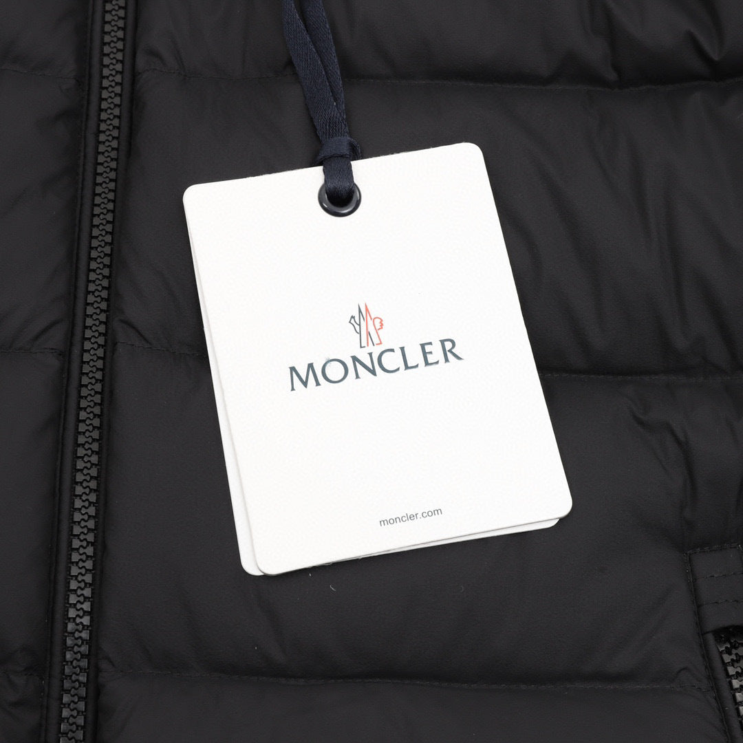 Moncler Hooded Logo Lightweight Down Jacket - view 6