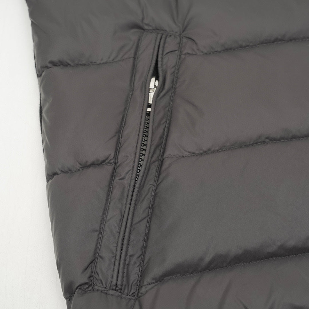 Moncler Hooded Zip-Up Lightweight Down Jacket - view 6