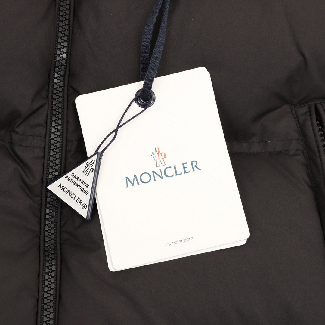 Moncler Men's Zip-Up Embroidered Down Jacket - view 6