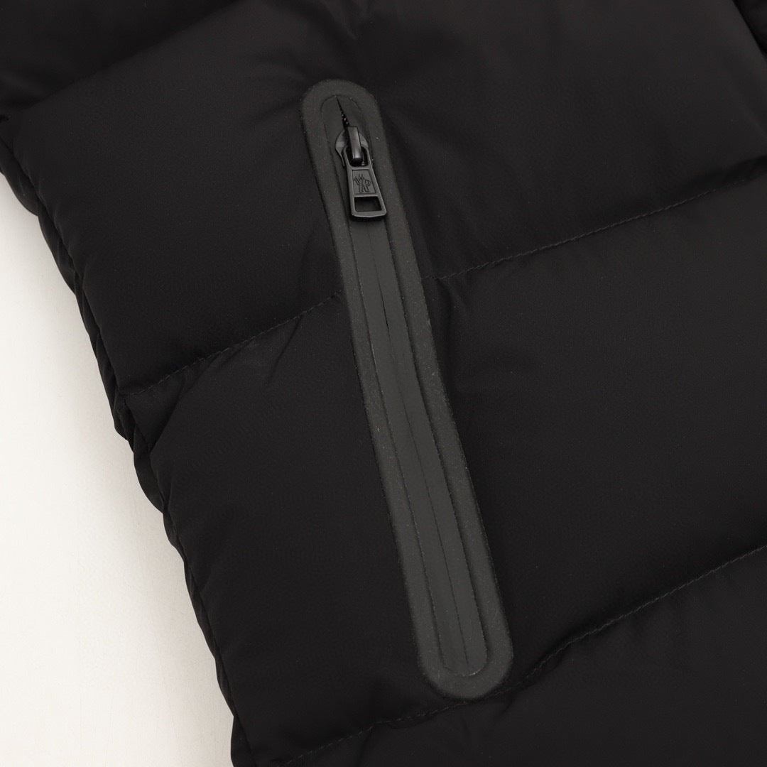 Moncler Hooded Logo Lightweight Down Jacket - view 6