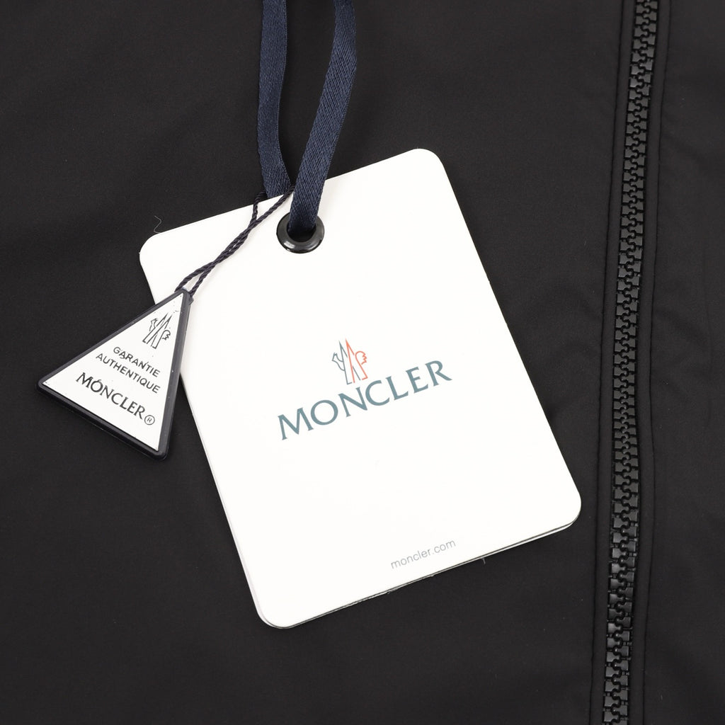 Moncler Hooded Zip-Up Lightweight Jacket - Black - view 6