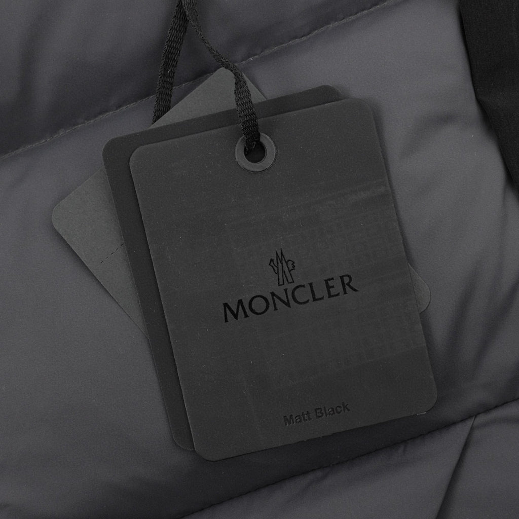 Moncler Hooded Zip-Up Logo Down Jacket - view 6