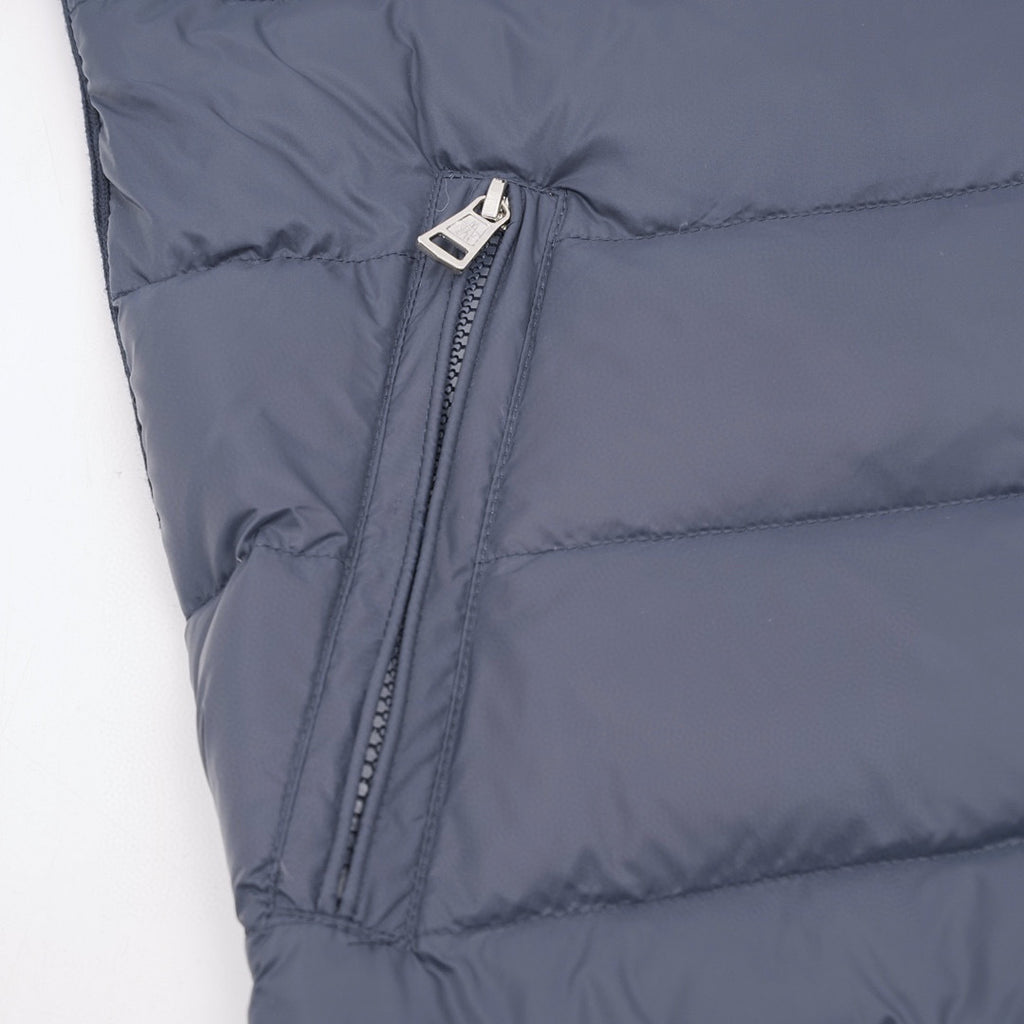 Moncler Hooded Zip-Up Lightweight Down Jacket - view 6