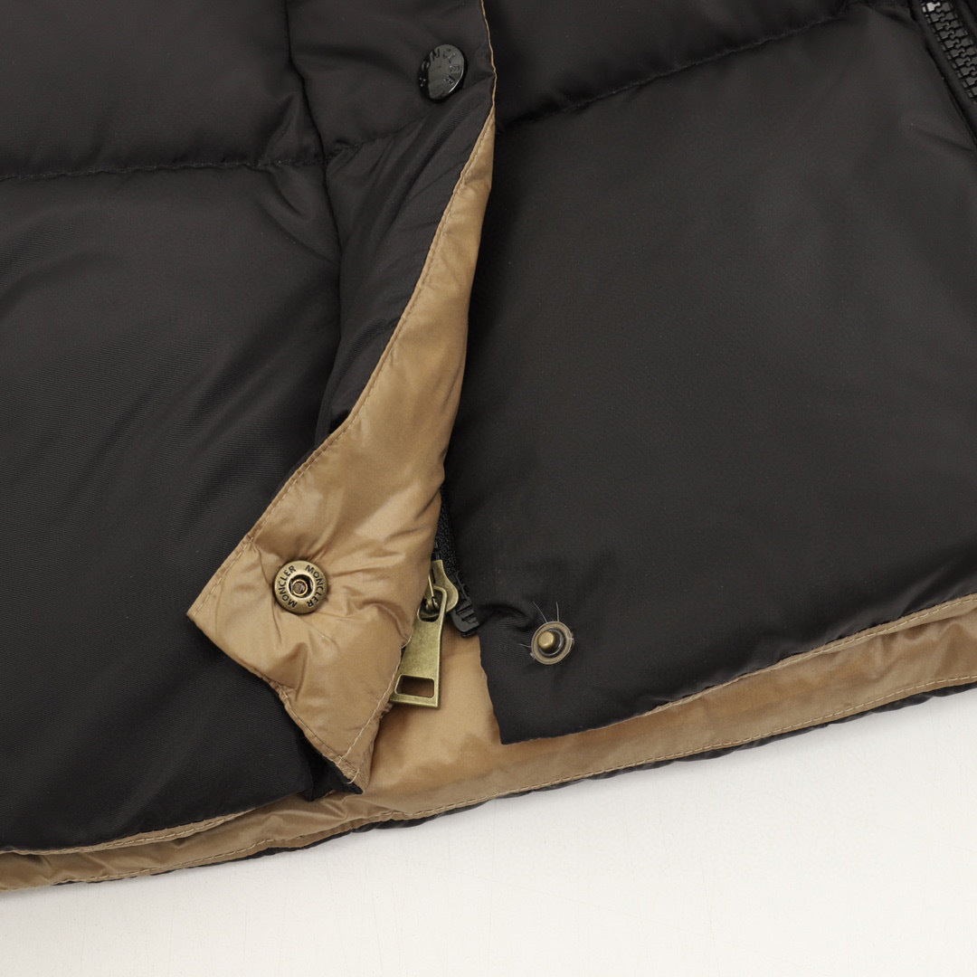 Moncler Women's Hooded Zip-Up Down Jacket - Black - view 7