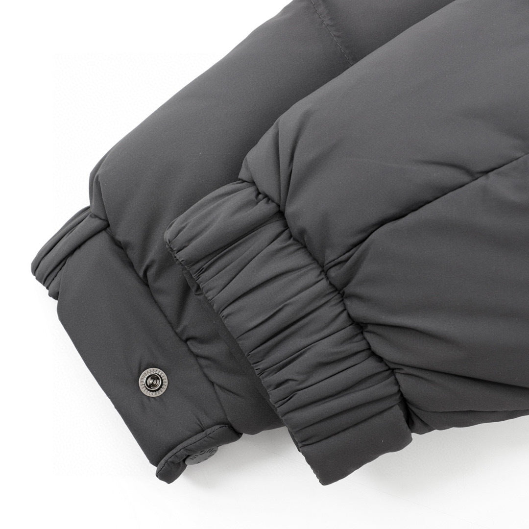 Moncler Hooded Zip-Up Logo Down Jacket - view 7