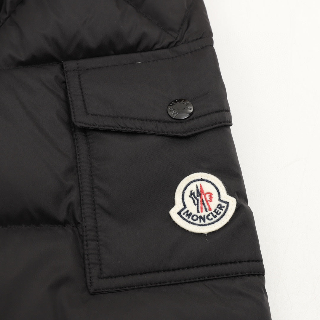Moncler Men's Hooded Zip-Up Down Jacket - view 7