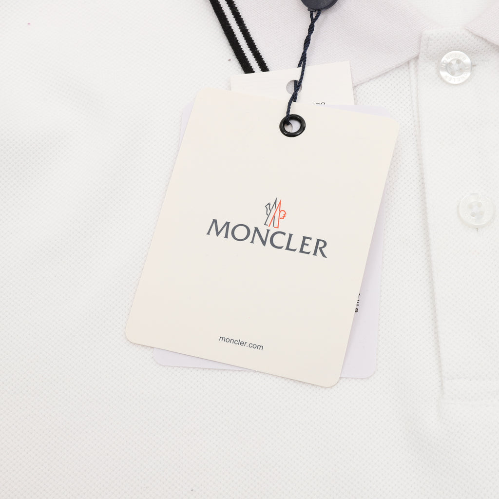 Moncler Logo Lightweight Polo Shirt - view 7
