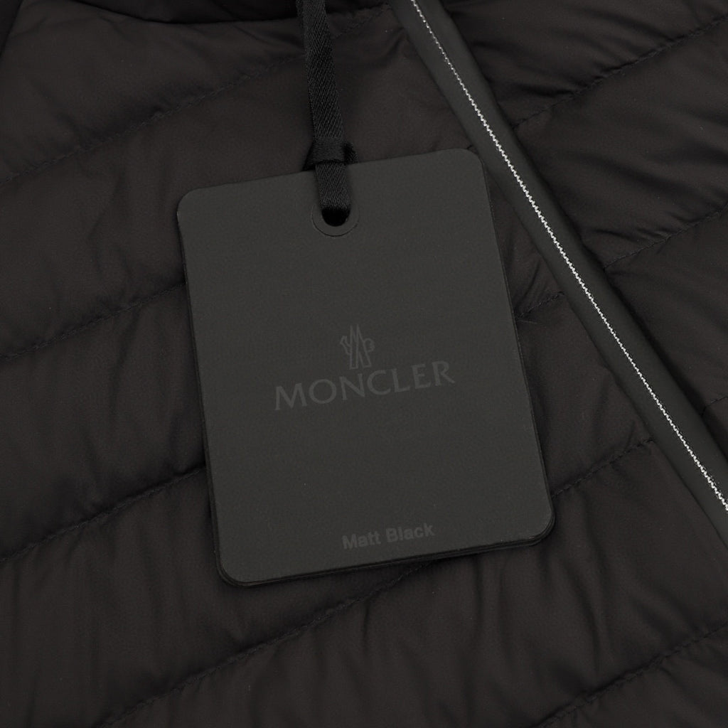 Moncler Hooded Lightweight Down Jacket - Black - view 7