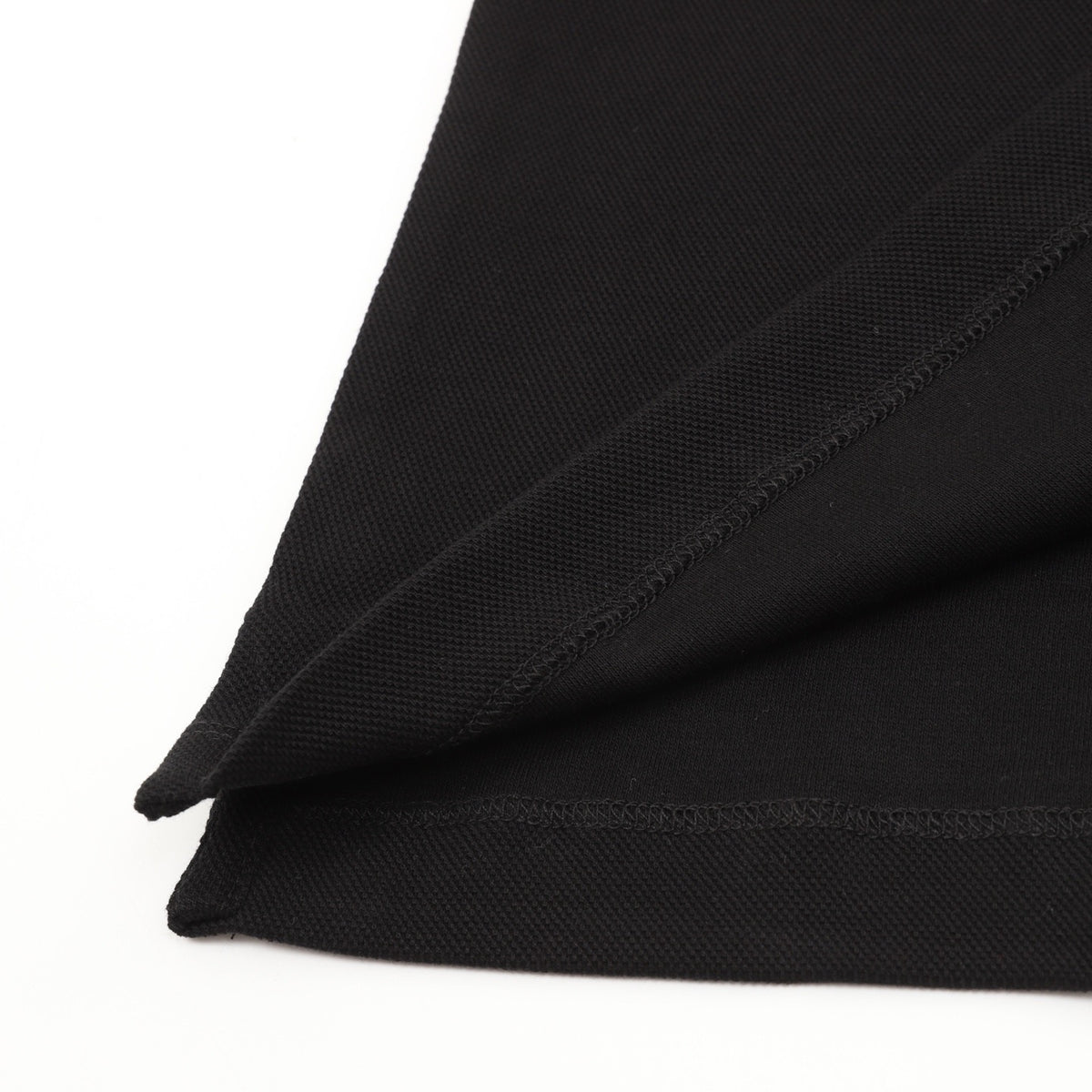 Moncler Zip-Up Embroidered Polo Shirt - Black - view 7