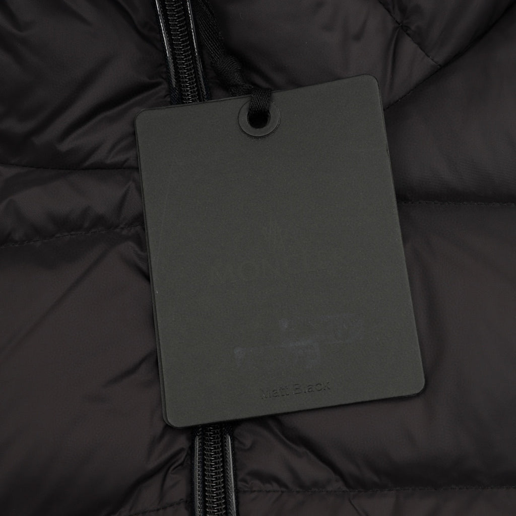 Moncler Hooded Embroidered Logo Down Jacket - view 7