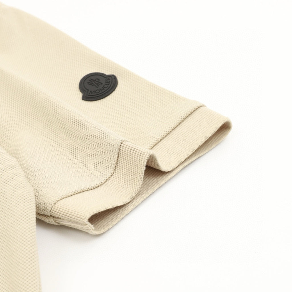 Moncler Zip-Up Logo Lightweight Polo Shirt - view 7