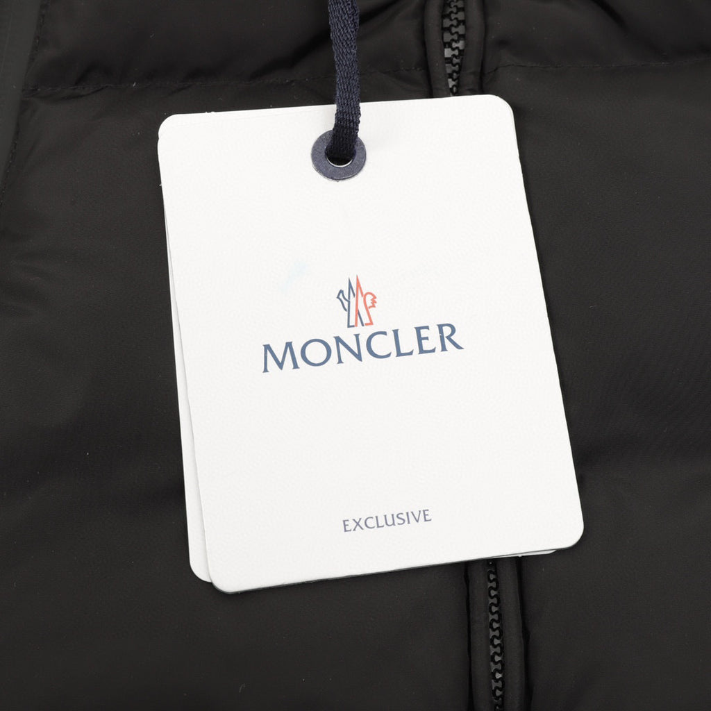 Moncler Hooded Zip-Up Embroidered Down Jacket - view 7
