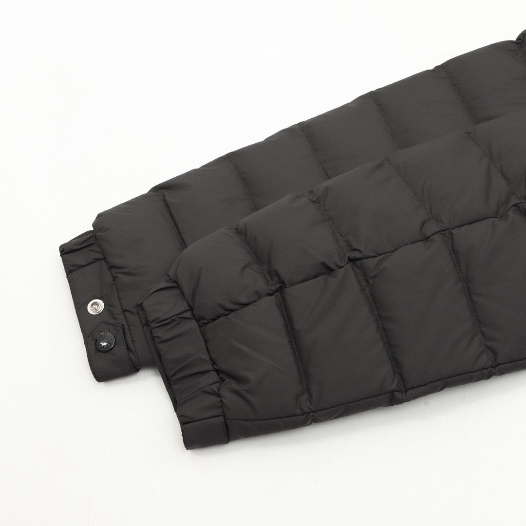 Moncler Hooded Zip-Up Logo Down Jacket - view 7