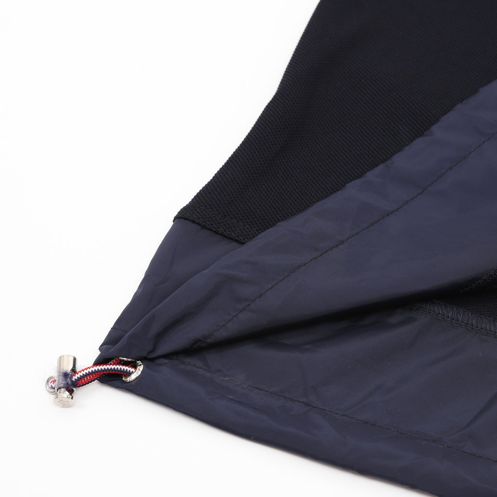 Moncler Zip-Up Embroidered Logo Polo Shirt - view 7