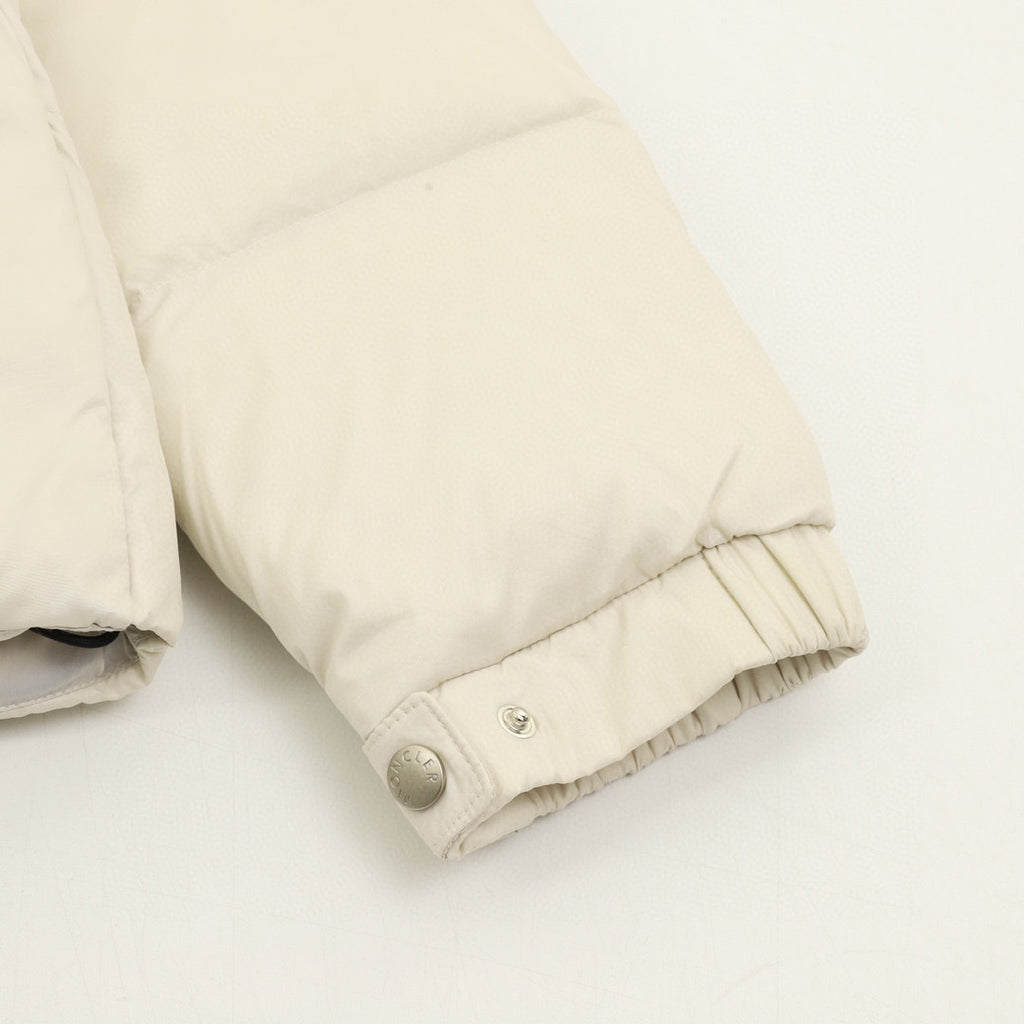 Moncler Hooded Zip-Up Graphic Down Jacket - White - view 7