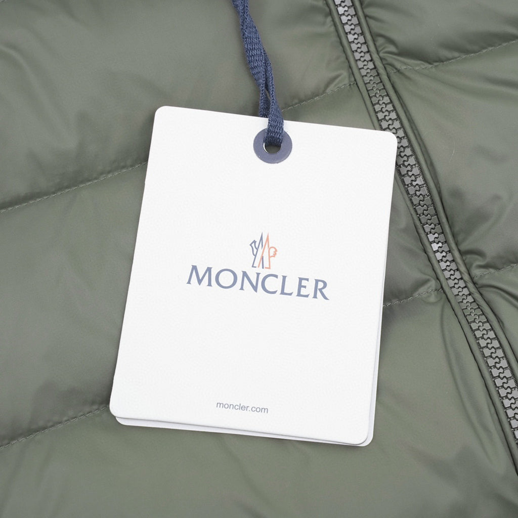 Moncler Hooded Zip-Up Lightweight Down Jacket - view 8