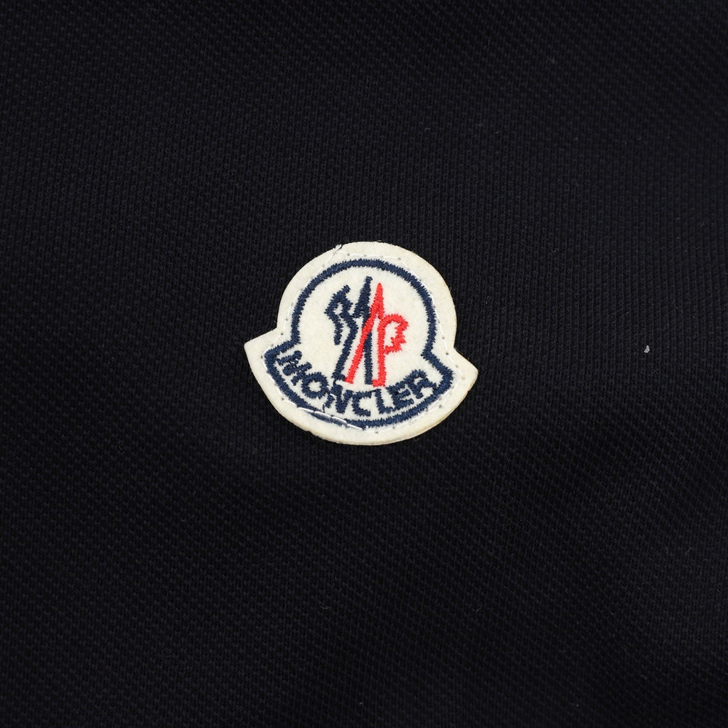 Moncler Zip-Up Embroidered Logo Polo Shirt - view 8