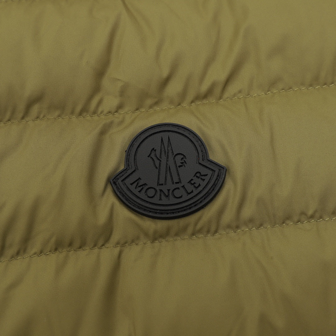 Moncler Hooded Lightweight Down Jacket - Black - view 8