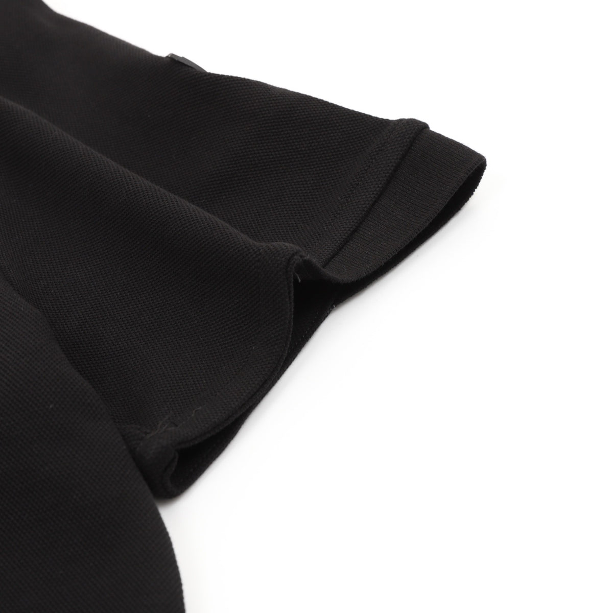 Moncler Zip-Up Embroidered Polo Shirt - Black - view 8