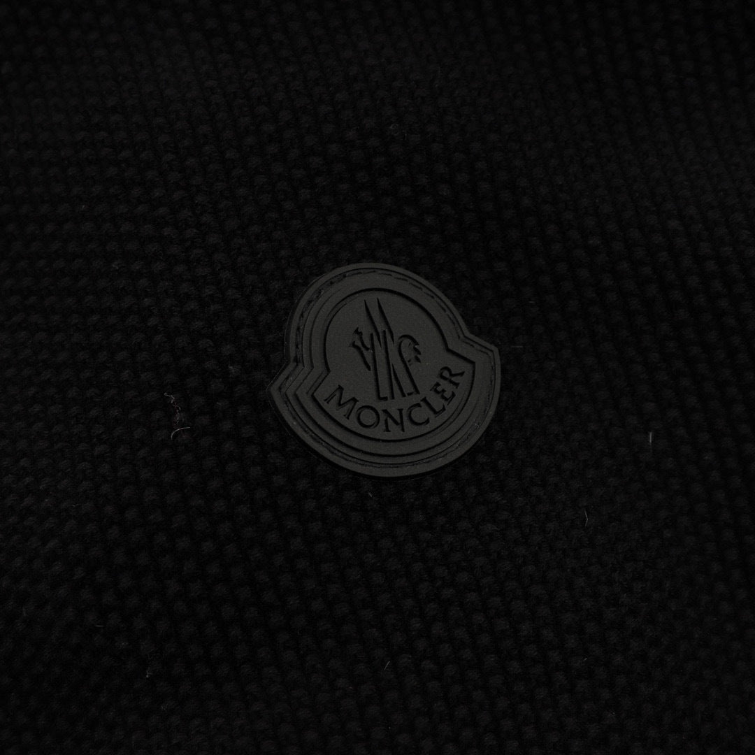 Moncler Hooded Embroidered Logo Down Jacket - view 8