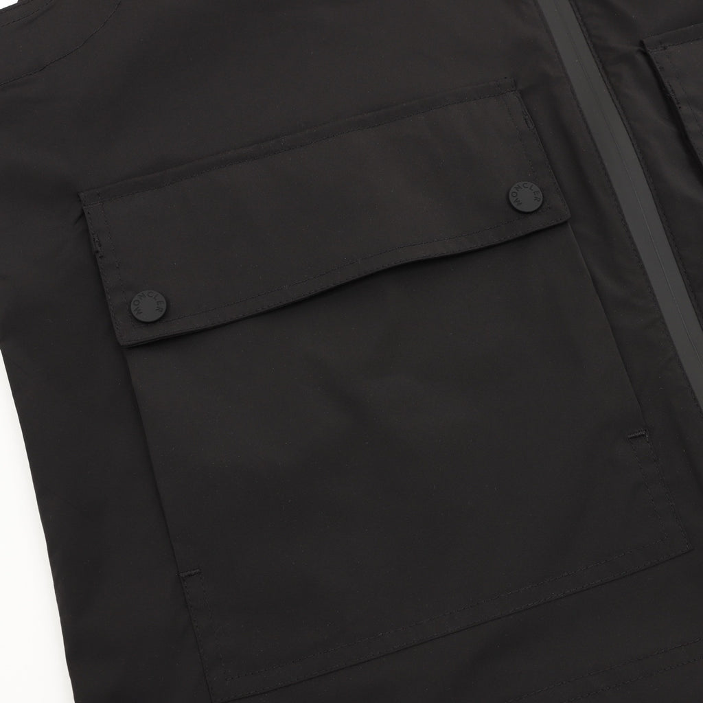 Moncler Zip-Up Graphic Logo Vest - view 8