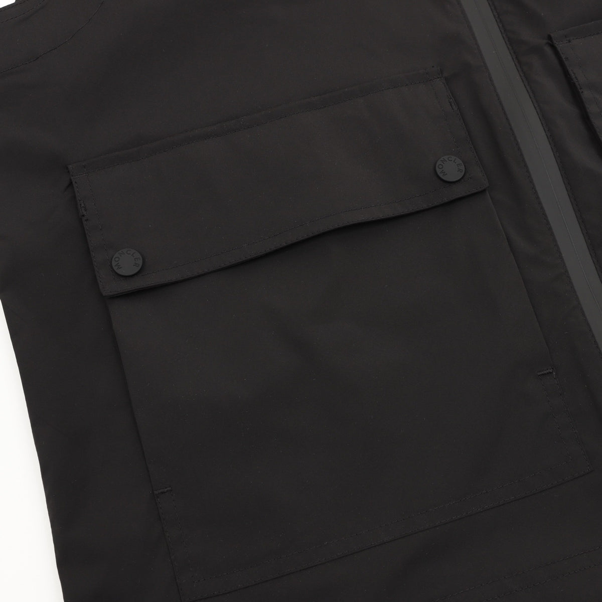 Moncler Zip-Up Graphic Logo Vest - view 8