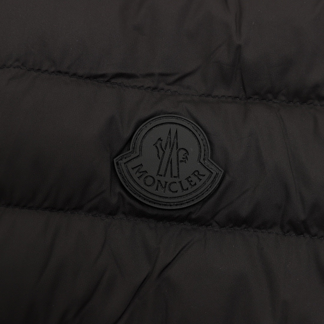 Moncler Hooded Lightweight Down Jacket - Black - view 8