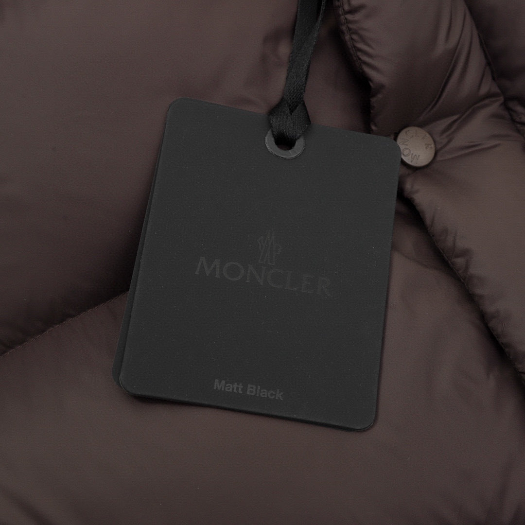 Moncler Hooded Embroidered Down Jacket - view 8