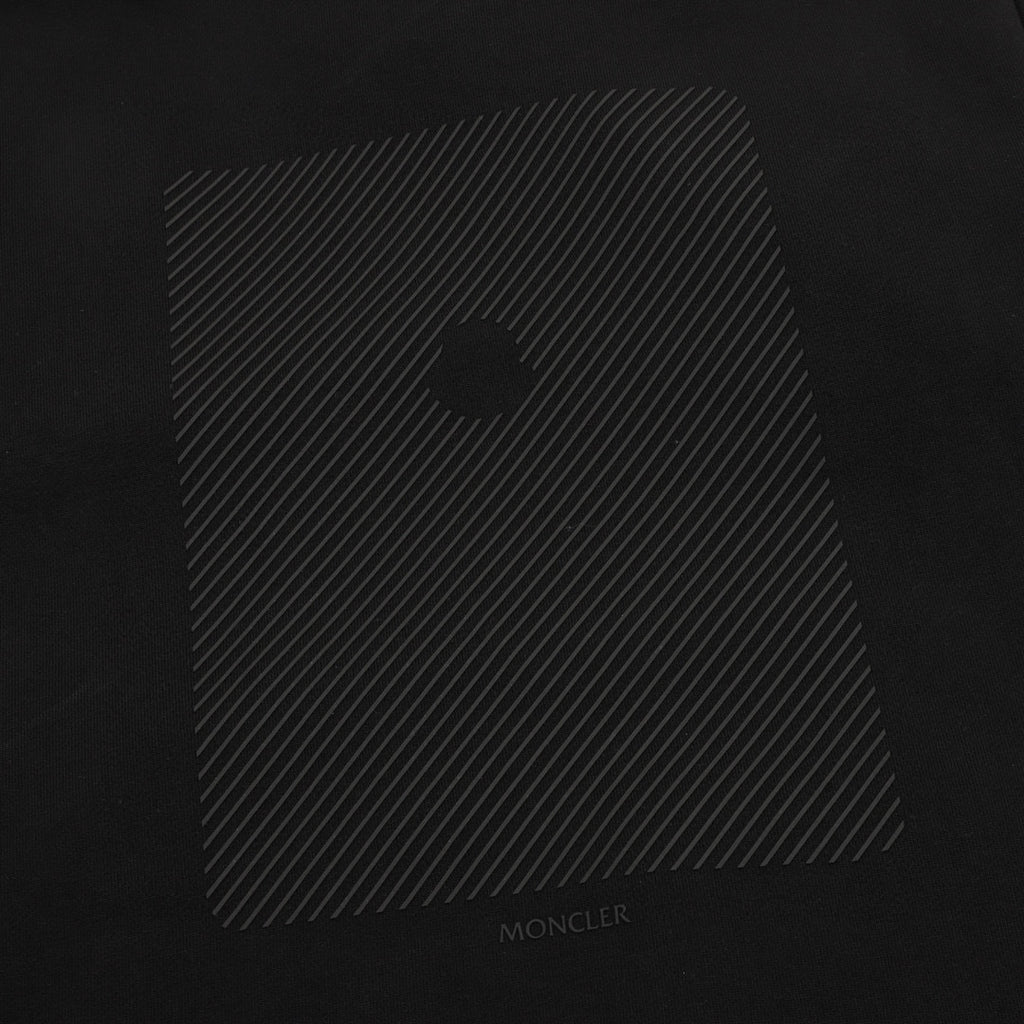 Moncler Hooded Hoodie - Black - view 8