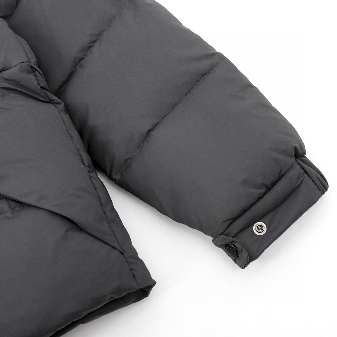 Moncler Hooded Zip-Up Logo Down Jacket - view 8