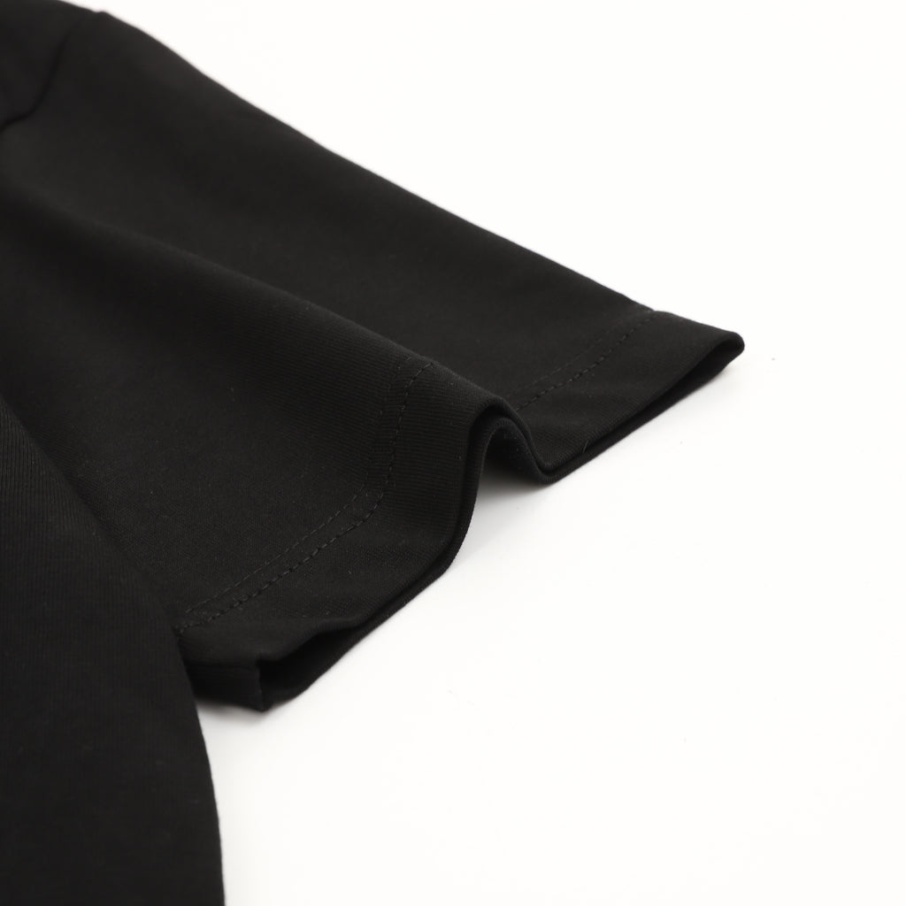 Moncler Embroidered Logo T-Shirt - Black - view 8