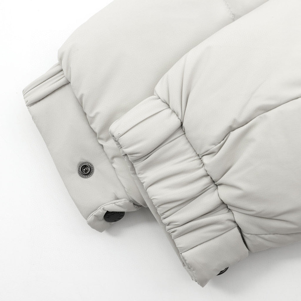 Moncler Hooded Zip-Up Logo Down Jacket - view 9