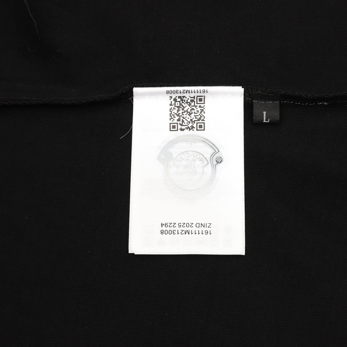 Moncler Embroidered Logo T-Shirt - Black - view 9